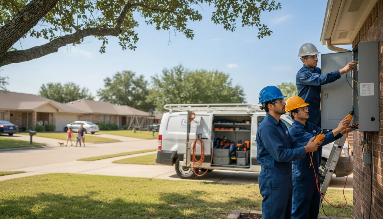 Certified electrician providing emergency electrical services in Strandquist, MN
